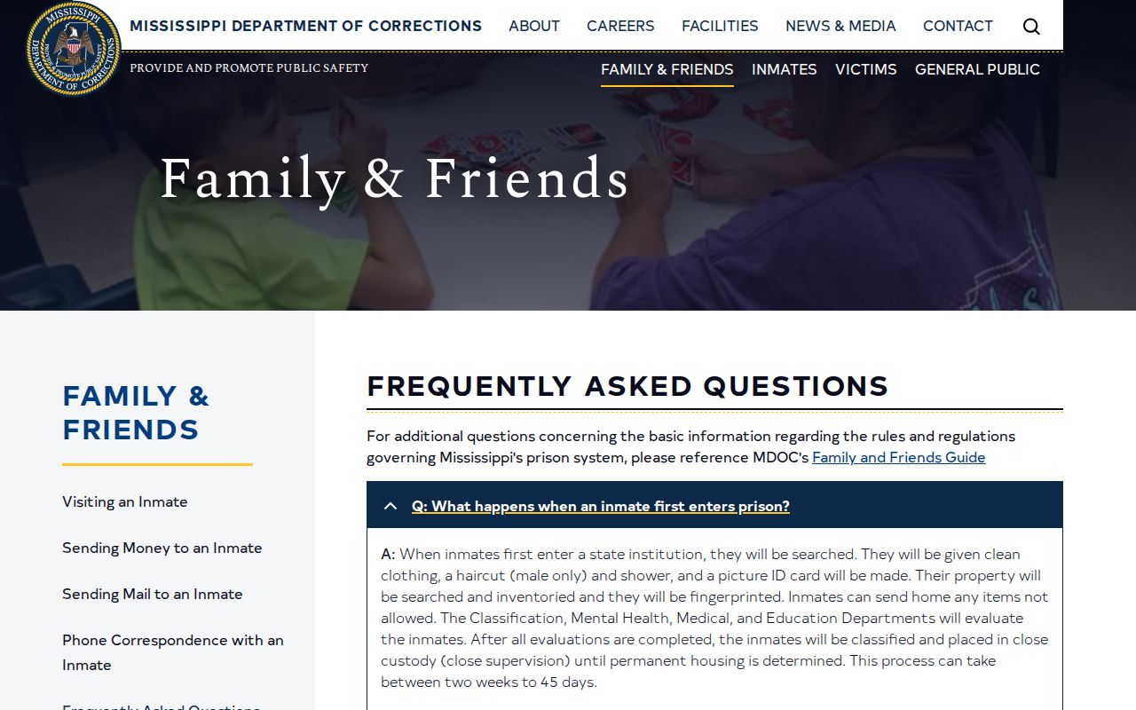 Clay County projected release date and MDOC discharge certificate guidance