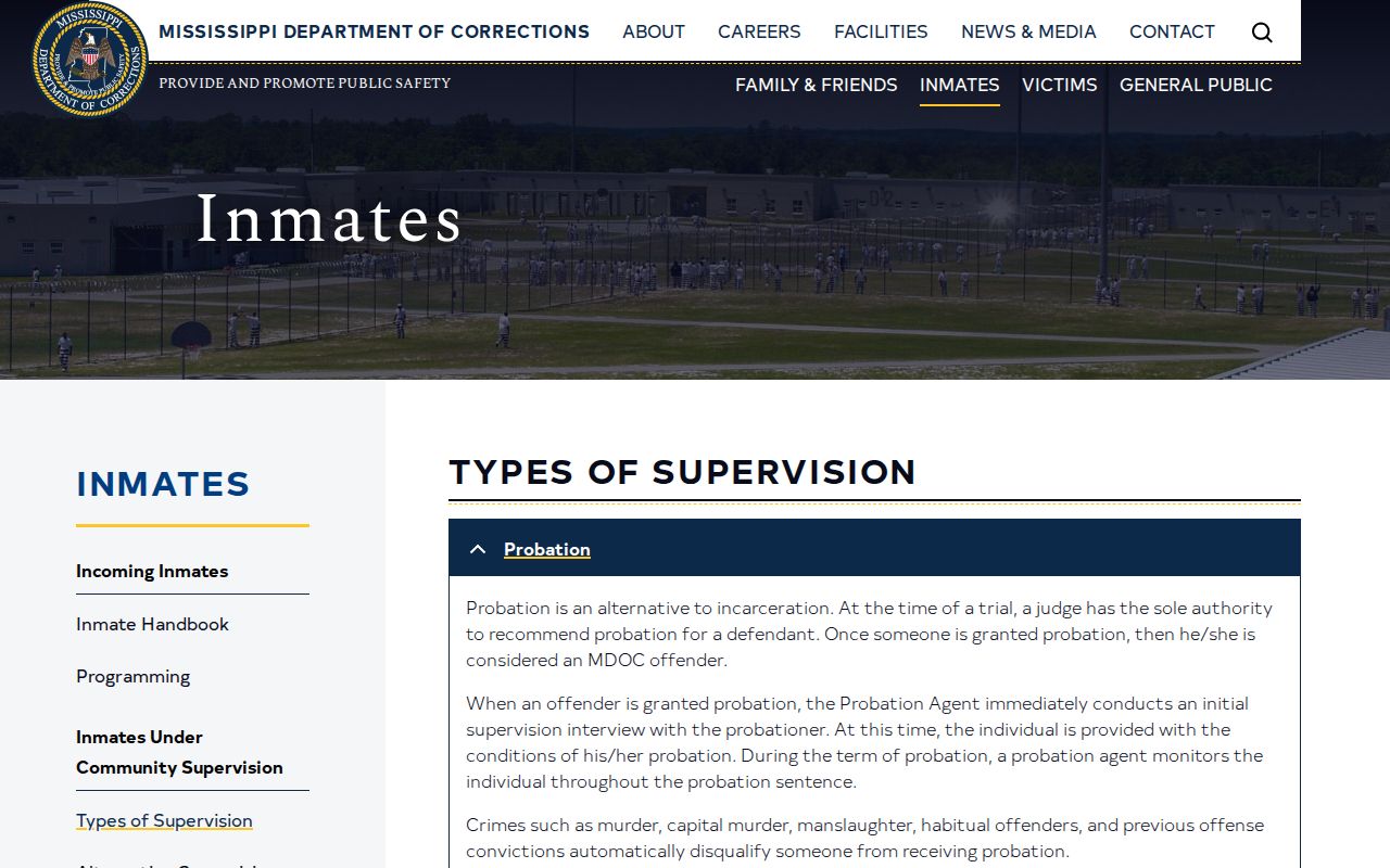 Clay County projected release date guidance for MDOC ERS and 85 percent service